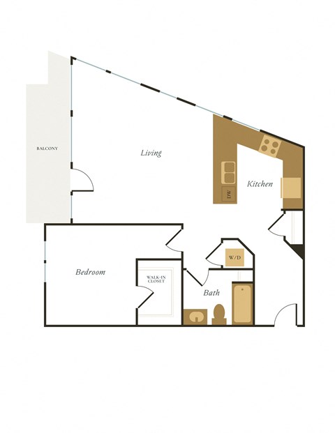 bedroom floor plan | apartments in garland tx | the mille brookhaven apartment homes